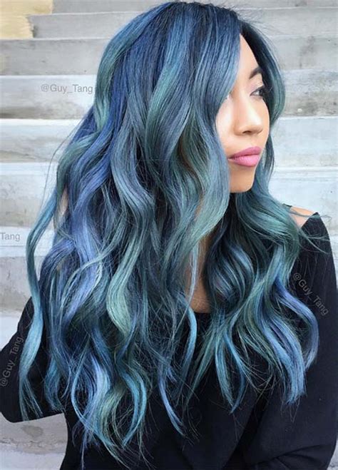 blue jean hair color